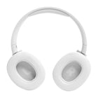 JBL - Tune 720BT Casque circum-auriculaire - Blanc-Les matériaux légers et les coussinets doux avec bandeau rembourré offrent un excellent confort de port pendant des durées prolongées