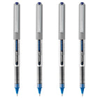 uni-ball – Stylos à bille roulante Vision – 0,7 mm – bleu – paquet de 4  -0.7mm Pointe Fine