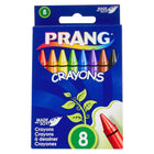 Prang - Crayons - taille standard - couleurs assorties - paquet de 8-Les crayons avec une formule unique pour une expérience plus sûre, plus fluide et plus colorée