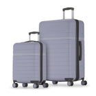 Bugatti - Ensemble de 2 valises rigides - Lilas-Fabriqué à partir d'un mélange durable d'ABS et de composite en polycarbonate