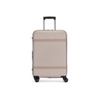 Bugatti - Wellington 25,5 po Bagage d'enregistrement rigide de taille moyenne - Cookie-Coque rigide en composite de polycarbonate hautement résistant et ABS avec garnitures en cuir végétalien