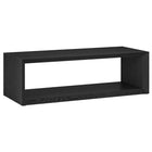 Hudson&Canal - Table basse rectangulaire Osmond 58" L - Grain noir-Un design contemporain moderne pour votre salon, votre bureau et plus encore