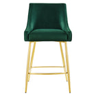 Modway - Discern Tabourets de comptoir - Vert - Ensemble de 2-8