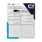 Quartet - Notes effaçables à sec magnétiques - 4 po L x 4 po H - blanc - paquet de 8 -MULTIFONCTION : Cette note adhésive effaçable à sec Quartet est livrée en paquet de 8 et adhère à n'importe quelle surface magnétique. Utilisez-la pour rédiger des notes, noter des rappels ou gérer votre liste de tâches avec des marqueurs effaçables à sec. 