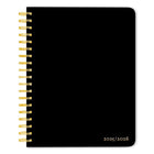 BrownTrout - 2026 Planificateur de bureau hebdomadaire de 18 mois avec Couverture estampée à chaud - Noir Uni - 6 po x 7.75 po-Beaucoup d'Espace - Chaque jour prévoit beaucoup d'espace pour que vous puissiez y inscrire votre planning, vos notes et vos rendez-vous