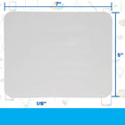 Flipside Products - Tableau effaçable à sec, 5 po x 7 po, paquet de 24-Surface d'écriture et d'effacement de qualité, sans image fantôme