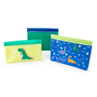 Sully - Ensemble de 3 sacs à collation PEVA -Dino-5