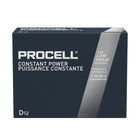 Duracell - Piles alcalines D Procell - paquet de 12-Les piles AA, AAA, C et D sont garanties fabricant pour une durée de stockage de 7 ans