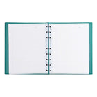 Blueline® - Cahier de notes MiracleBind™, 150 pages, 9 1/4 x 7 1/4, turquoise-Reliure à double spirale, couverture genre lézard