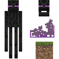 Mattel - Minecraft Niveau Diamant Enderman, Figurine 14 cm-Avec une taille de 14 cm, les figurines articulées de la collection Diamond Level sont bien plus grandes que les figurines Minecraft habituelles pour prendre encore plus de plaisir à les exposer !