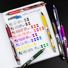 Pentel − Stylo gel EnerGel remplissable avec prise − rétractable − 0,7 mm − lilas-Ne laisse aucune tache ni bavure
