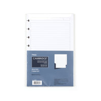 Cambridge - Feuilles mobiles Disc - lignées, petit, 50 feuilles-Pages de recharge lignées repositionnables pour petit cahier Disc 