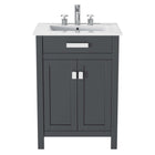 Modway - Laguna 24" Vanette de salle de bain - Gris blanc-9
