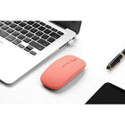 Basic Tech - Souris sans fil SI, corail-Boutons silencieux