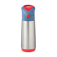 b.box - Bouteille Isotherme - 500ml - Flamme Bleue-Isolation triple couche garde les boissons froides jusqu’à 8h ou chaudes jusqu’à 6h