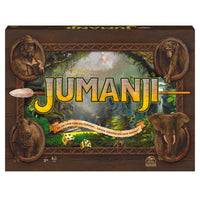 Spin Master - Jumanji - Jeu de société - Édition française-TRAVAILLER ENSEMBLE, GAGNER ENSEMBLE : Les joueurs font la course pour atteindre en premier le milieu de la jungle. Une fois arrivé, il faut crier « JUMANJI » pour gagner. Mais si UN joueur perd tous ses jetons de vie, TOUS les joueurs ont perdu