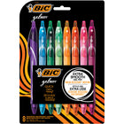 BIC - Stylo à encre gel Gelocity Fashion à séchage rapide - 0,7 mm - couleurs assorties - paquet de 8-ÉCRITURE FLUIDE : Les stylos BIC Gelocity contiennent une encre très fluide qui permet une expérience d'écriture fluide et sans effort pour les professionnels et les étudiants