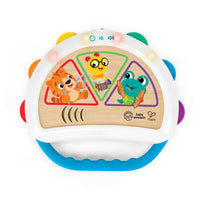 Baby Einstein - HAPE Tambourin Tap & Shake Magic Touch-Le tambourin Baby Einstein + Hape Tap & Shake Magic Touch est un instrument de musique portable facile à saisir qui développe la découverte des causes et des effets et la motricité fine