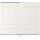 Moleskine - 2026 Classic 12 mois couverture rigide agenda semainier - 5 po x 8.25 po - bleu saphir-Autocollants Pour Personnaliser Votre Emploi Du Temps Et Autocollants « Année » Pour Le Dos Du Carnet
