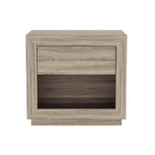Manhattan Comfort - Table de nuit contemporaine Soren 26" à 1 tiroir - Chêne naturel-Conçu avec un stratifié à grain de bois de haute qualité, offrant l'apparence du bois naturel avec une durabilité accrue