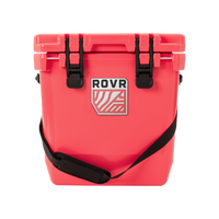RovR - CoolR 25 Glacière rigide pintes avec bandoulière - Corail-Le système breveté de goupilles AnchR vous permet de fixer des accessoires essentiels comme la planche de préparation, le double porte-tasse et le sac de rangement (non inclus)