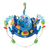 Baby Einstein - Neptune's Ocean Discovery Sauteur-L'Ocean Discovery Jumper de Neptune est un sauteur d'activité 2-en-1 pour les enfants de 6 mois à 1 an qui encourage l'exploration sensorielle de bébé avec des lumières, de la musique et des sons de l'océan