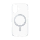 PanzerGlass - CARE avec Kickstand & MagSafe iPhone 16 - Bague argent-Protection optimale pour une visualisation mains libres tout en faisant autre chose