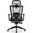 MotionGrey - Cloud Mesh Series - Chaise de bureau ergonomique pour bureau d'ordinateur executif - Noir-Accoudoirs rembourres à 4 reglages directionnels pour ajuster l'accoudoir vers le haut et vers le bas, vers l'avant et vers l'arriere, glisser d'un côte à l'autre et tourner d'un côte à l'autre