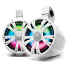 SoundExtreme - ET08 ExtremeTower Powersports - Ensemble de 2 haut-parleurs passifs câblés de 8 po, étanches à l’eau blanc-Puissance de crête 300 watts: gère une puissance de pointe allant jusqu’à 300 W (100 RMS) pour alimenter un caisson d’extrêmes graves passif de 8 pouces et un haut-parleur de 1,5 pouce pour être aussi fort que vous le voulez. hauts détails lisses et bas moyens riches pour couper le vent et le rugissement (amplificateur externe ou radio marine requis et vendu séparément)