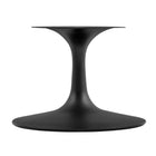 Modway - Lippa Rond de 36 po Faux marbre Table basse - Noir-6