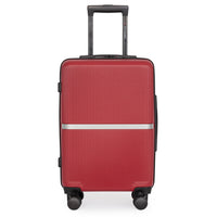 Air Canada - Bagage de cabine rigide Laurentian de 20 po - roulettes pivotantes à 360 degrés - rouge-Le bagage de cabine est conçu pour faciliter les déplacements et respecte les restrictions de format de cabine de la plupart des transporteurs aériens