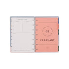 The Happy Planner - Le planificateur 12 mois à reliure à disques - Automne -Des couvertures et 12 intercalaires simples et élégants au design minimaliste