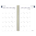 Blueline - Agenda Scolaire Hebdomadaire/Mensuel 13 Mois De Juillet À Juillet - 8 po H x 5 po l - Motif Floral (Blossom) - Bilingue-Comprend des calendriers de référence