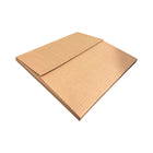 Abbey - Boîtes d'expédition à pliage facile - 12-1/2 x 12-1/2 x 1 po - kraft - paquet de 100-Dimensions (po) : 12 1/2 larg. x 12 1/2 long.