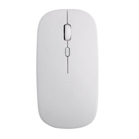 Basic Tech Souris slim sans fil 2.4GHZ - Blanc-Sans fil 2,4 GHz