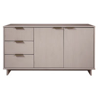 Manhattan Comfort - Buffet moderne Granville 140 cm - gris clair-Moderne-contemporain avec une touche de glamour - Buffet pour salle à manger et salon