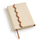 Eccolo - Journal De Luxe - 6 po x 8 po - Ligné - 128 Feuilles - Pochette Festonnée-256 pages ivoire lignées sans acide (80 gsm) résistantes au transpercement et à la décoloration