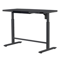 Motionwise - Bureau ergonomique électrique assis-debout à moteur unique série M1 Glass - Frêne-Réglage électrique de la hauteur : Alternez sans effort entre la position assise et debout grâce à une plage de hauteur de 28 po à 47 po, en utilisant le levier latéral simple pour un mouvement fluide de haut en bas. Réduit les douleurs dorsales et améliore la posture sur de longues journées de travail