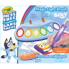 Crayola - Pinceau magique CW, Bluey-Le pinceau s'illumine pour révéler la couleur de la peinture, pour ajouter une touche de magie à chaque coup de pinceau!