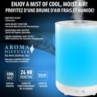 Bell+Howell - Humidificateur à couleur changeante de 1 gal - Blanc-L'humidificateur à remplissage supérieur Bell+Howell dispose de 3 modes interchangeables : faible, moyen et élevé, vous permettant de choisir un équilibre d'humidité personnalisé selon vos préférences et d'augmenter l'humidité dans votre maison jusqu'à 30 à 50 %