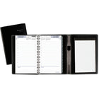 AT-A-GLANCE - Cahier de rendez-vous quotidien plus 2025 - 8 po H x 4 7/8 po l - Noir - Bilingue-Format des pages : 8 po H x 4 7/8 po l