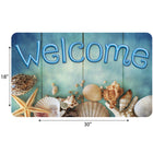 Ashley Productions - The Original Fun Mat - Tapis de Bienvenue - 18" x 30" - Bienvenue à la Vie de Plage-Antidérapant et durable : Le support en caoutchouc robuste garantit la sécurité et la durabilité, idéal pour les zones à fort passage.