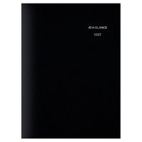 AT-A-GLANCE - Agenda mensuel de poche 2027 - 6 1/16 po H x 3 5/8 po l - noir - bilingue-14 mois : décembre 2026 à janvier 2028