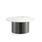 Manhattan Comfort - Table basse moderne glamour Alondra 31,49 po - Noir-Mélangez et assortissez avec les tables d’appoint Manhattan Comfort