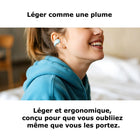 MyBat - Écouteurs Open-Ear echelon Echo - Bleu-Assistant vocal compatible - Compatible avec Siri, Google Assistant, etc