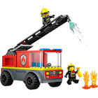 LEGO - Camion échelle de pompiers City - 82 pièces-Ensemble de jeu de véhicule avec un camion de pompiers classique et 2 figurines de pompier