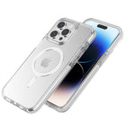 General Supply Goods + Co iPhone 15 Pro Max étui anti-chocs avec MagSafe - Transparent-Compatible avec la recharge sans fil et MagSafe