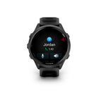 Garmin - Forerunner 570 - 47 mm, aluminium gris ardoise avec bracelet noir translucide/noir-RAPPORT DU MATIN ET DU SOIR - Réveillez-vous avec votre rapport du matin comprenant un aperçu de votre sommeil, de votre récupération et de vos perspectives d'entraînement, ainsi que votre VFC, votre préparation à l'entraînement et la météo. Avant de vous coucher, recevez un rapport du soir pour mieux préparer le lendemain : rappel de vos besoins en sommeil, de votre entraînement du lendemain, de la météo et des évén