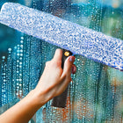 Gritt Commercial - Ensemble professionnel de nettoyage de vitres - Raclette de 18 po - Lave-vitres de 18 po - Perche de 20 po - Lot de 2-9