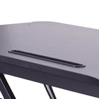 Rocelco - Élévateur de bureau réglable Hi-Lift de 43 po - Noir-Poignée latérale facile à soulever.